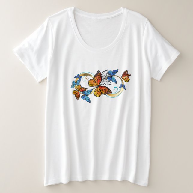 Infinité de papillons monarques (Design devant)