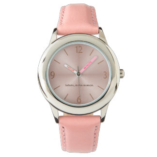 Infinite Moment Watch — Blush Edition Armbanduhr