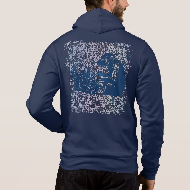 Infinite_Monkey_Theorem Hoodie (Rückseite)
