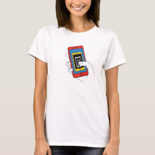 Infinite Phone Loop Cartoon Drôle T-Shirt cadeau