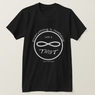 Infinité Tout Rien De T-shirt noir