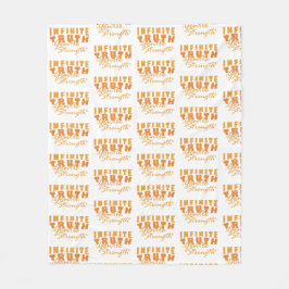 Infinite Truth, Gentle Strength Blanket Fleecedecke