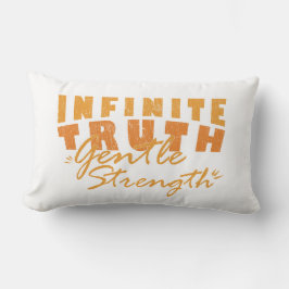 Infinite Truth, Gentle Strength Throw Pillows Lendenkissen