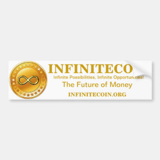 INFINITECOIN AUTOAUFKLEBER