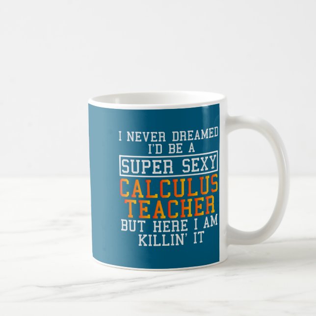 Infinitesimalrechnung-Lehrer Lustiger Mathe-Profes Kaffeetasse (Rechts)