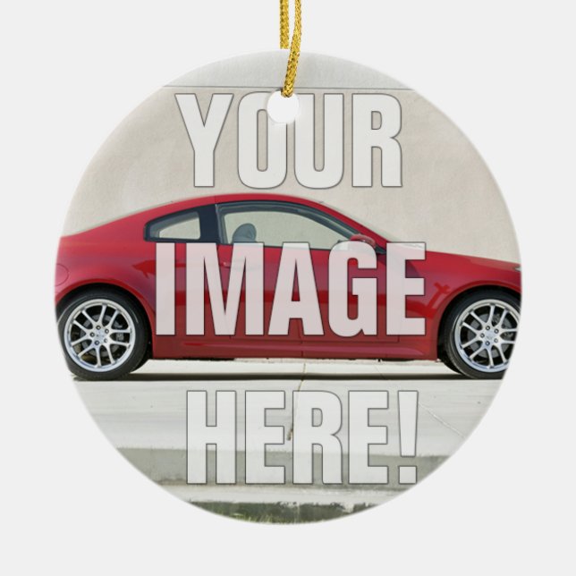 Infiniti G35 Coupé - addieren Sie Ihr Foto Keramikornament (Vorne)