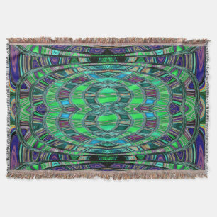 Infinity Arch - Säure grün & tiefblau Decke