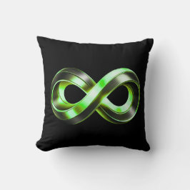 Infinity Core Emblem Accent Luxus Abstract Dekor Kissen
