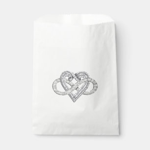 Infinity Heart Favor Bag Geschenktütchen