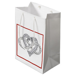 Infinity Heart Geschenktasche Mittlere Geschenktüte