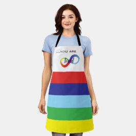 Infinity LGBTQ+ Pride-Tasche Schürze