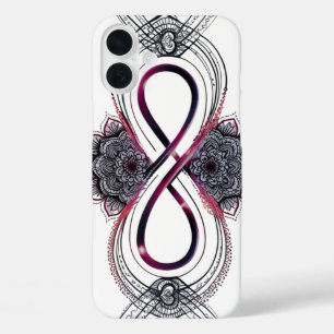 Infinity Love Mandala iPhone 16 Plus Coque - Moder