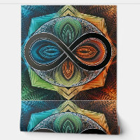 Infinity Mandala African Tribal Mask Abstrakt