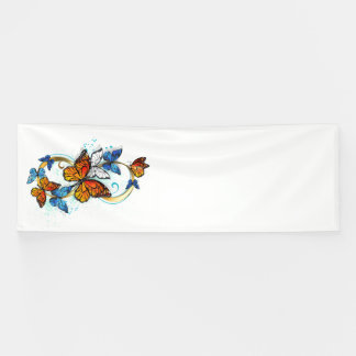 Infinity of Monarch Butterflies Banner