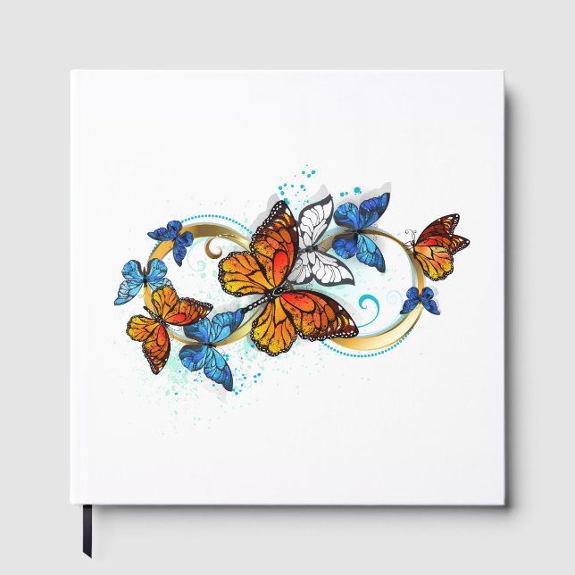 Infinity of Monarch Butterflies Gästebuch (Vorderseite)