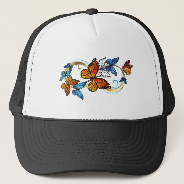 Infinity of Monarch Butterflies Truckerkappe (Vorderseite)