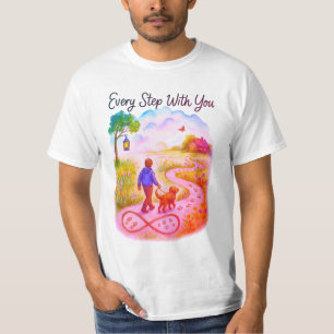 Infinity Paw druckt Vintag Pet Lover's Journey The T-Shirt