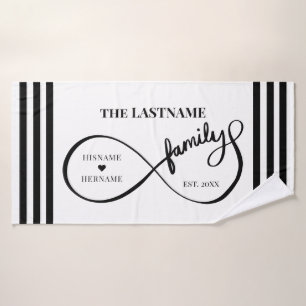 Infinity Personalized Family Name and Est. Date
