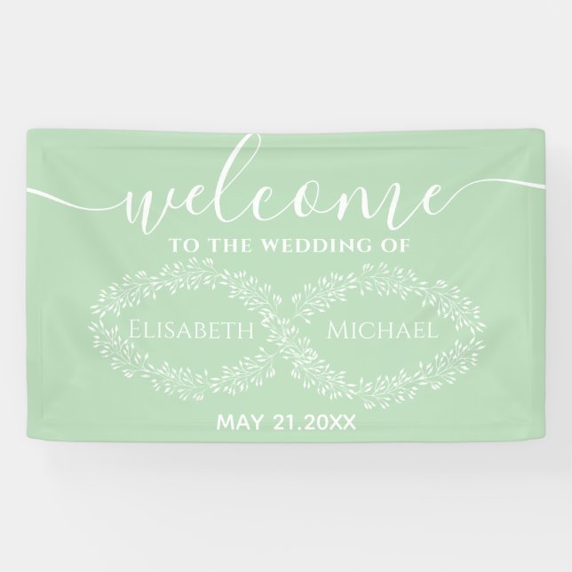 Infinity Salbei botanisch einfache romanische eleg Banner (Horizontal)