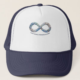 Infinity Symbol Chaos Wired Strength Geometric Truckerkappe