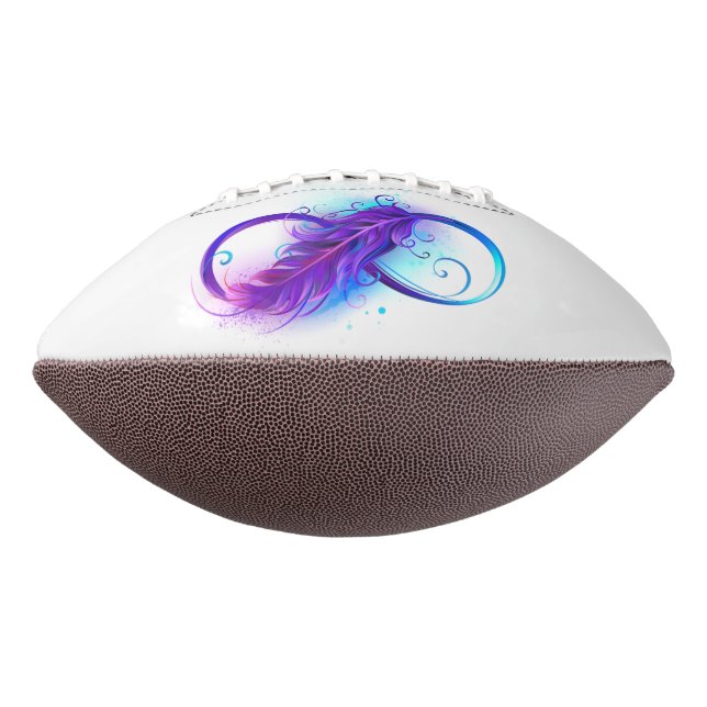 Infinity with Purple Feather Football (Gedreht 270)