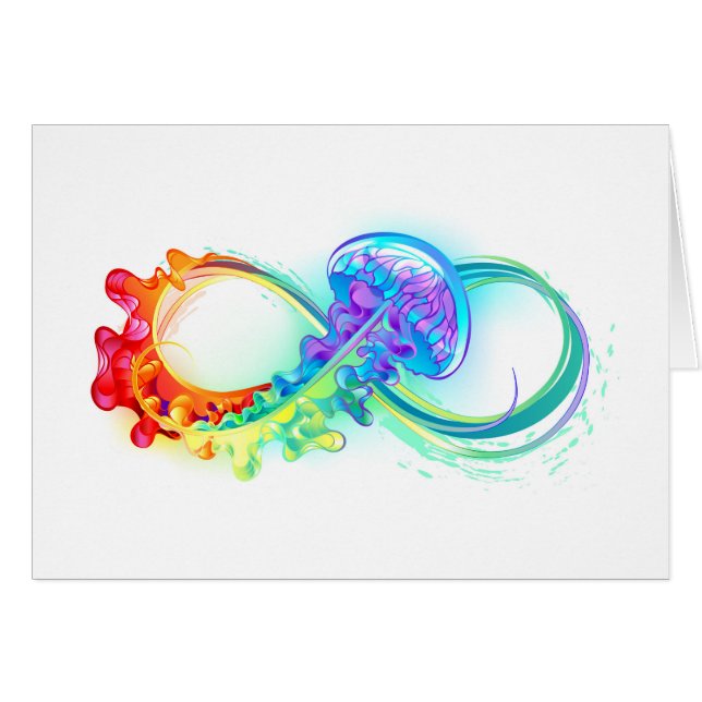 Infinity with Rainbow Jellyfish (Vorderseite (Horizontal))