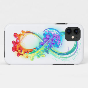 Infinity with Rainbow Jellyfish Case-Mate iPhone Hülle