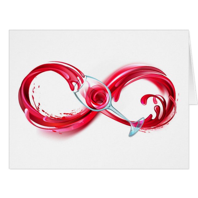 Infinity with Red Wine (Vorderseite (Horizontal))