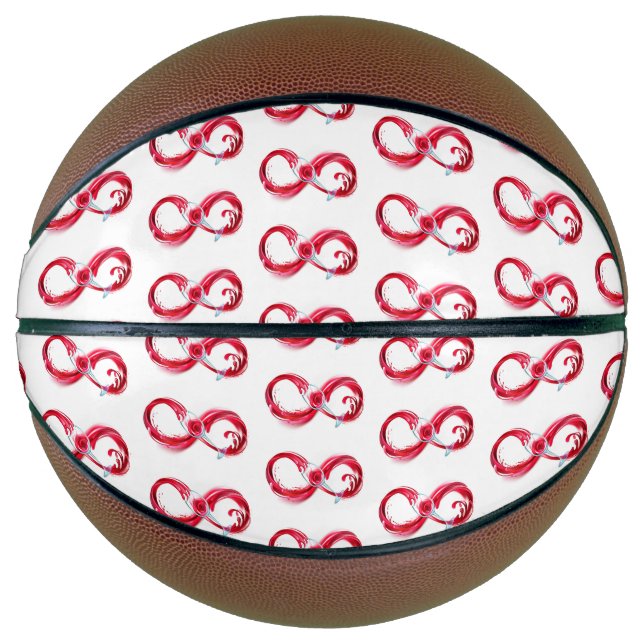 Infinity with Red Wine Basketball (Vorderseite)