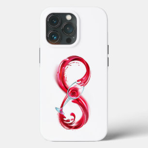 Infinity with Red Wine Case-Mate iPhone Hülle