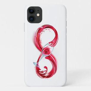 Infinity with Red Wine Case-Mate iPhone Hülle