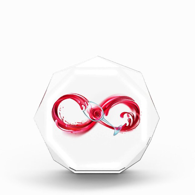 Infinity with Red Wine Fotoblock (Vorderseite)