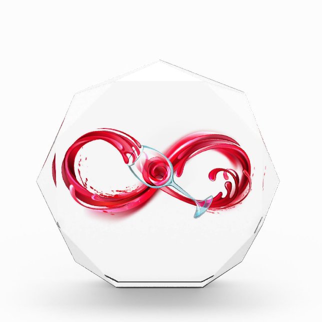 Infinity with Red Wine Fotoblock (Vorderseite)