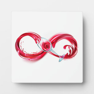 Infinity with Red Wine Fotoplatte