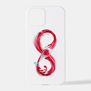 Infinity with Red Wine iPhone 12 Pro Hülle