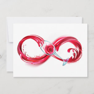 Infinity with Red Wine Karte