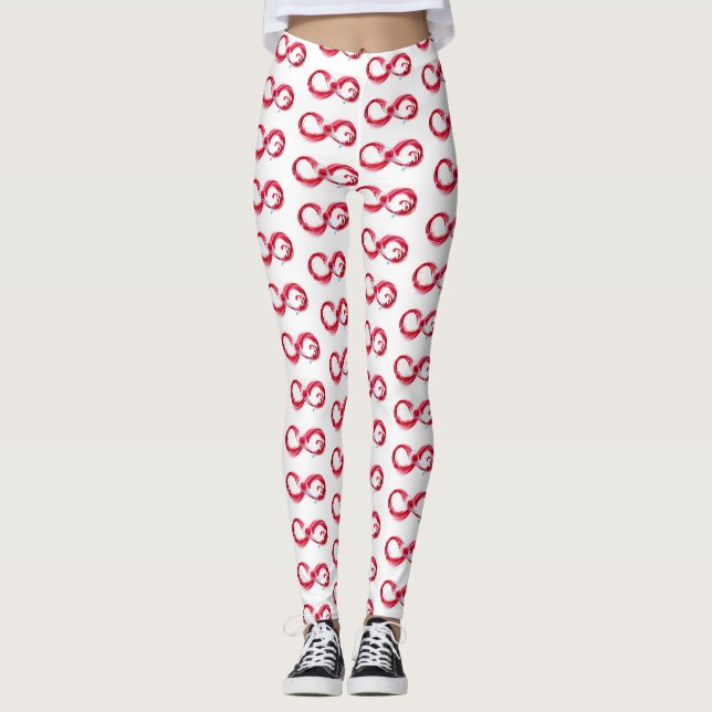 Infinity with Red Wine Leggings (Vorderseite)