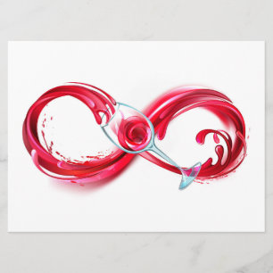 Infinity with Red Wine Menükarte