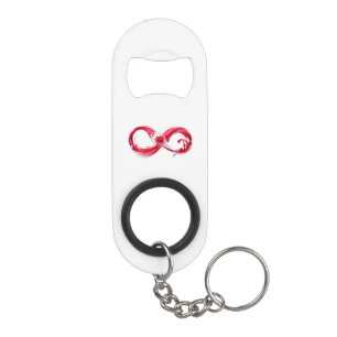 Infinity with Red Wine Mini Flaschenöffner