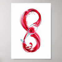 Infinity with Red Wine