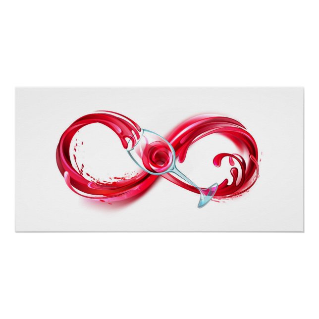 Infinity with Red Wine Poster (Vorderseite)