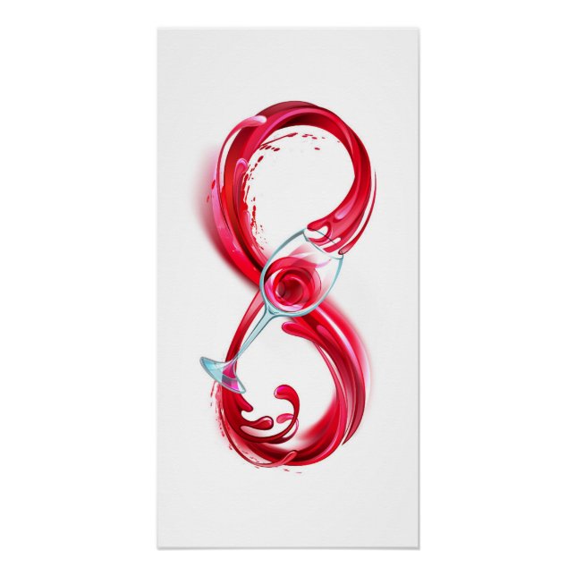 Infinity with Red Wine Poster (Vorderseite)