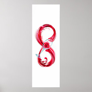 Infinity with Red Wine Poster