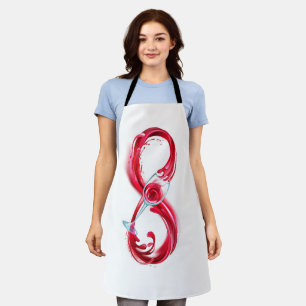 Infinity with Red Wine Schürze