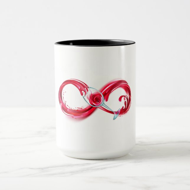 Infinity with Red Wine Tasse (Zentrum)