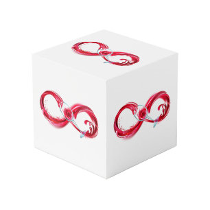 Infinity with Red Wine Würfel