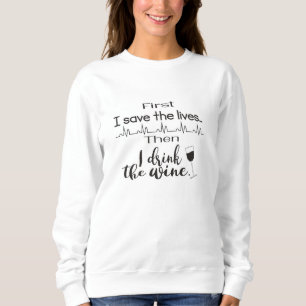 Infirmière amusante sweatshirt