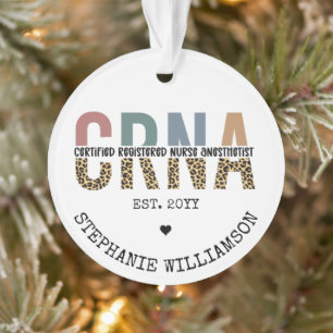 Infirmière anesthésiste certifiée CRNA personnalis