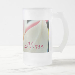 Infirmière au toucher thérapeutique Mugs en verre