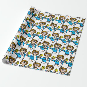 Infirmière avec un emballage cadeau Yummy Pill